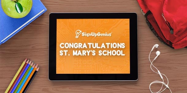 signupgenius back to school contest giveaway technology winners