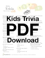 bible bowl trivia quiz questions ideas sunday school kids