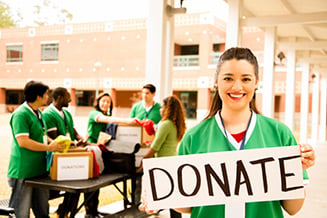 donations on campus