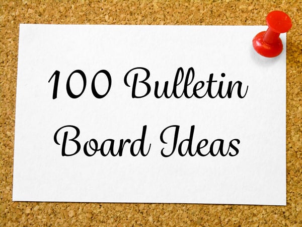 bulletin board ideas school