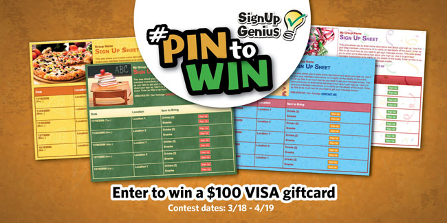 Pin to Win Contest