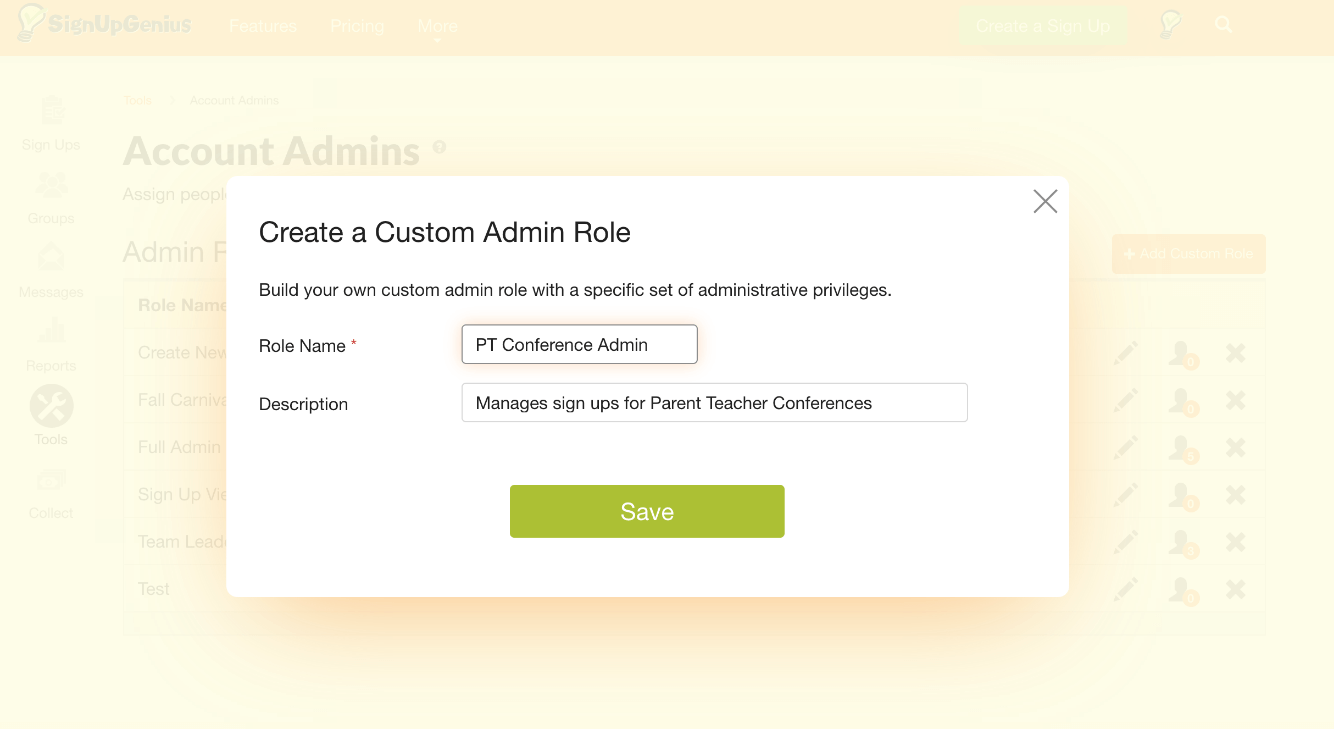 Create a Custom Admin Role
