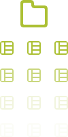 green folder icons