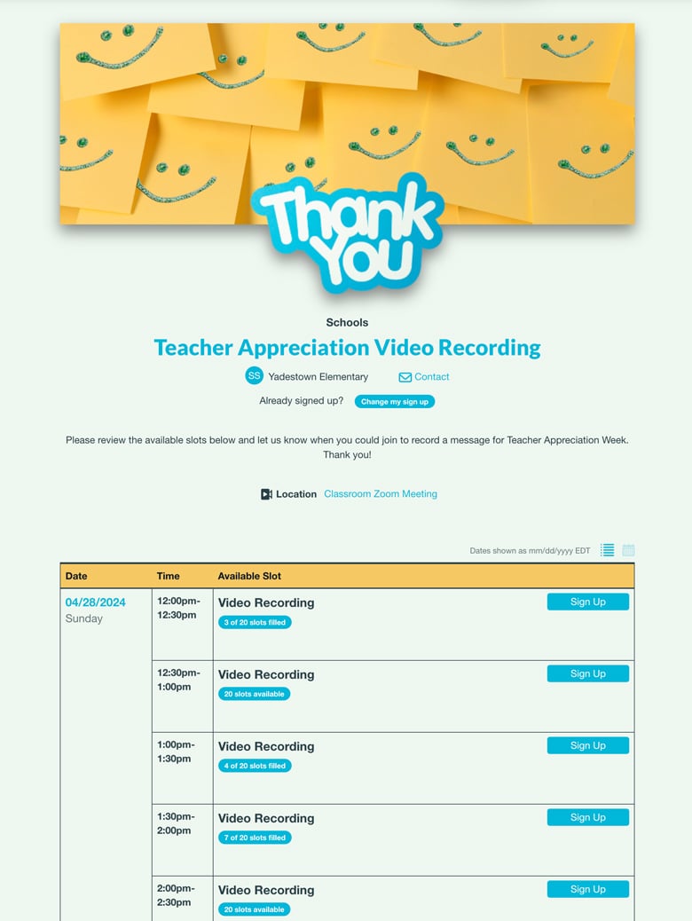 Teacher Appreciation Videos