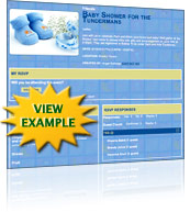 Baby Shower Sign Up Template