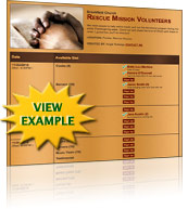 Service Opportunity Sign Up Template