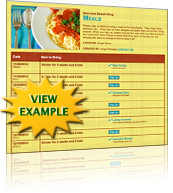 Meals for Friend Sign Up Template