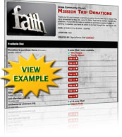 Mission Trip Sign Up Template