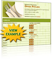 Office Party Sign Up Template