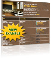 Study Group Sign Up Template