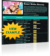 Sunday School Sign Up Template