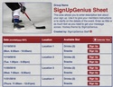 Hockey sign up sheet