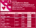 Valentines sign up sheet