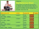 Reading sign up sheet