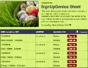 Easter basket sign up sheet