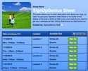 Spring Kids sign up sheet