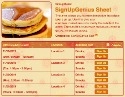Breakfast sign up sheet
