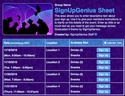 graduation sign up sheet