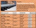 music stand sign up sheet