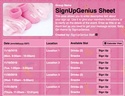 Baby Girl sign up sheet