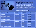 Basketball II sign up sheet