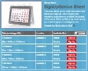 Appointment sign up sheet