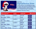 Christmas Kitten sign up sheet