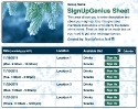 Winter Wonderland sign up sheet
