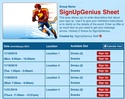 Hockey 2 sign up sheet