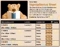 Book Bear sign up sheet