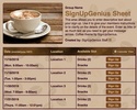 Coffee sign up sheet
