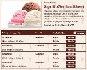 Ice Cream sign up sheet