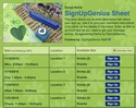 Scrapbooking sign up sheet