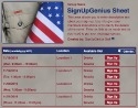 Scouts sign up sheet