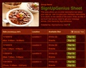 Chili sign up sheet