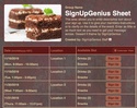 Dessert II sign up sheet
