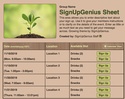 Growing sign up sheet