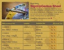 Painting sign up sheet