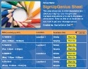 Art Pencils sign up sheet