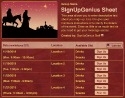 Bethlehem sign up sheet