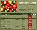 Ornaments sign up sheet