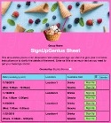 Ice Cream Treat sign up sheet