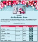 Angel Tree Gifts 2 sign up sheet