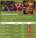 Christmas Tree 2 sign up sheet