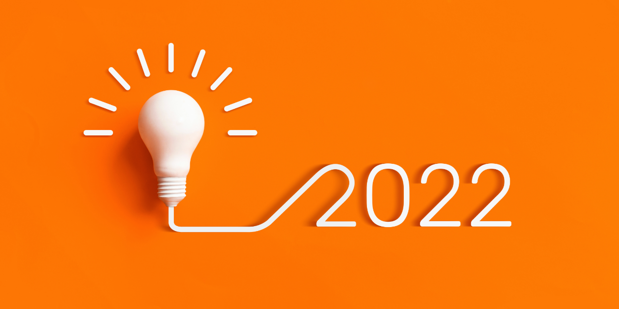 image of light bulb connected to 2022 text