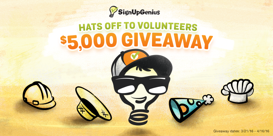 giveaway, contest, win, volunteer appreciation, national volunteer week