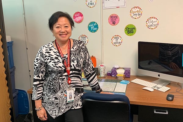 lisa di pirro classroom desk