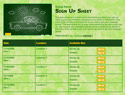 Car Pool sign up sheet