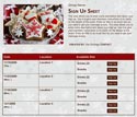 Christmas Cookies sign up sheet