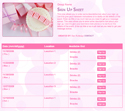 Baby Pink sign up sheet